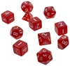 Eclipse Poly Dice Set - Apple Red (11)