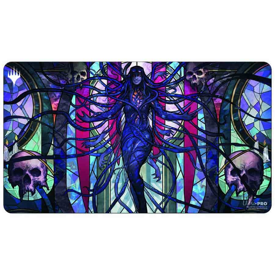 サプライ・アクセサリ・グッズ Dominaria United Stained Glass Playmat Playmat Black Stitched Dominaria United: Stained Glass