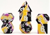 16mm Pride Sharp Edge Silicone Rubber Poly Dice Set: Non-binary (7)
