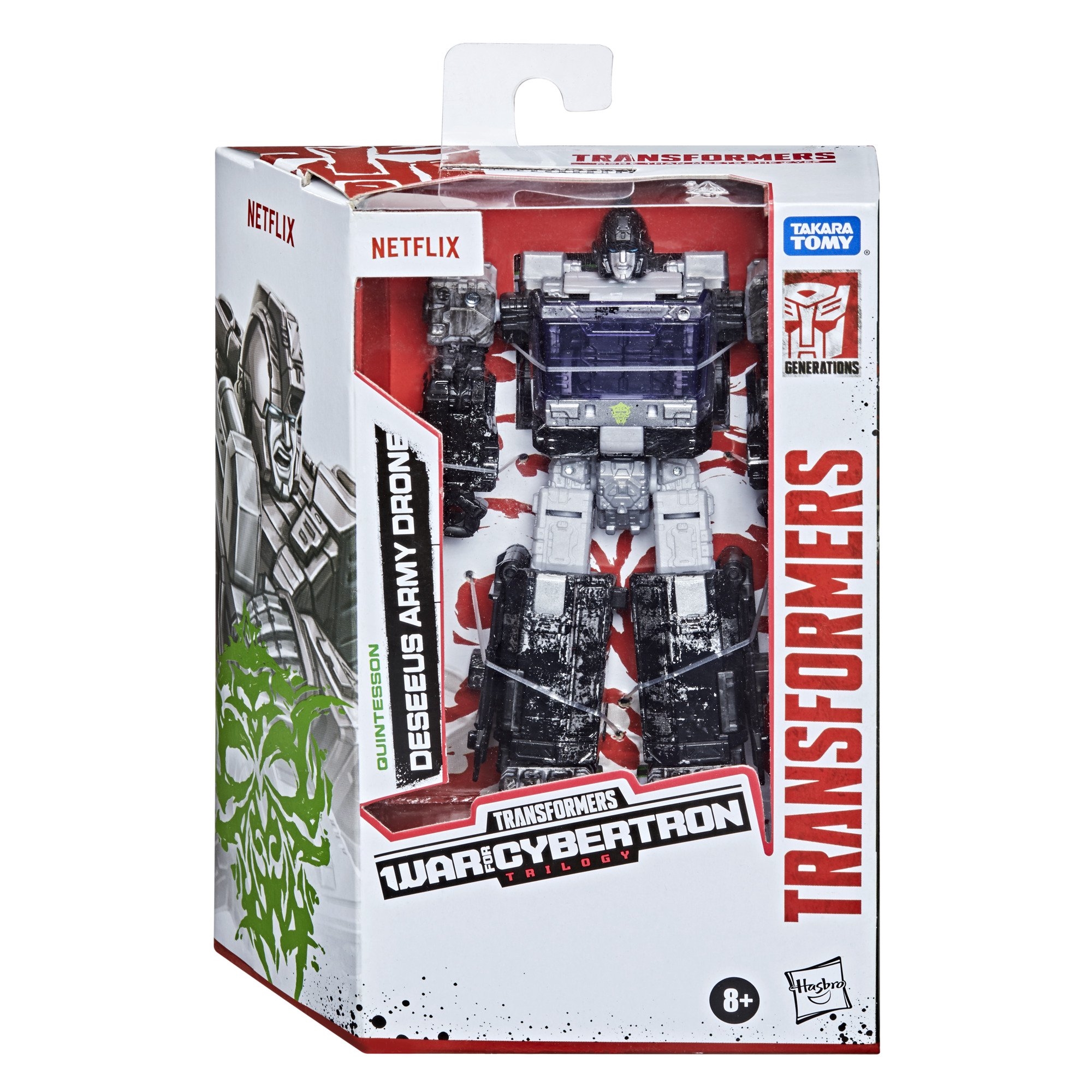 Netflix ウォーサイバトロン デストロンアーミードローン Transformers Netflix War For Cybertron Quintesson Deseeus