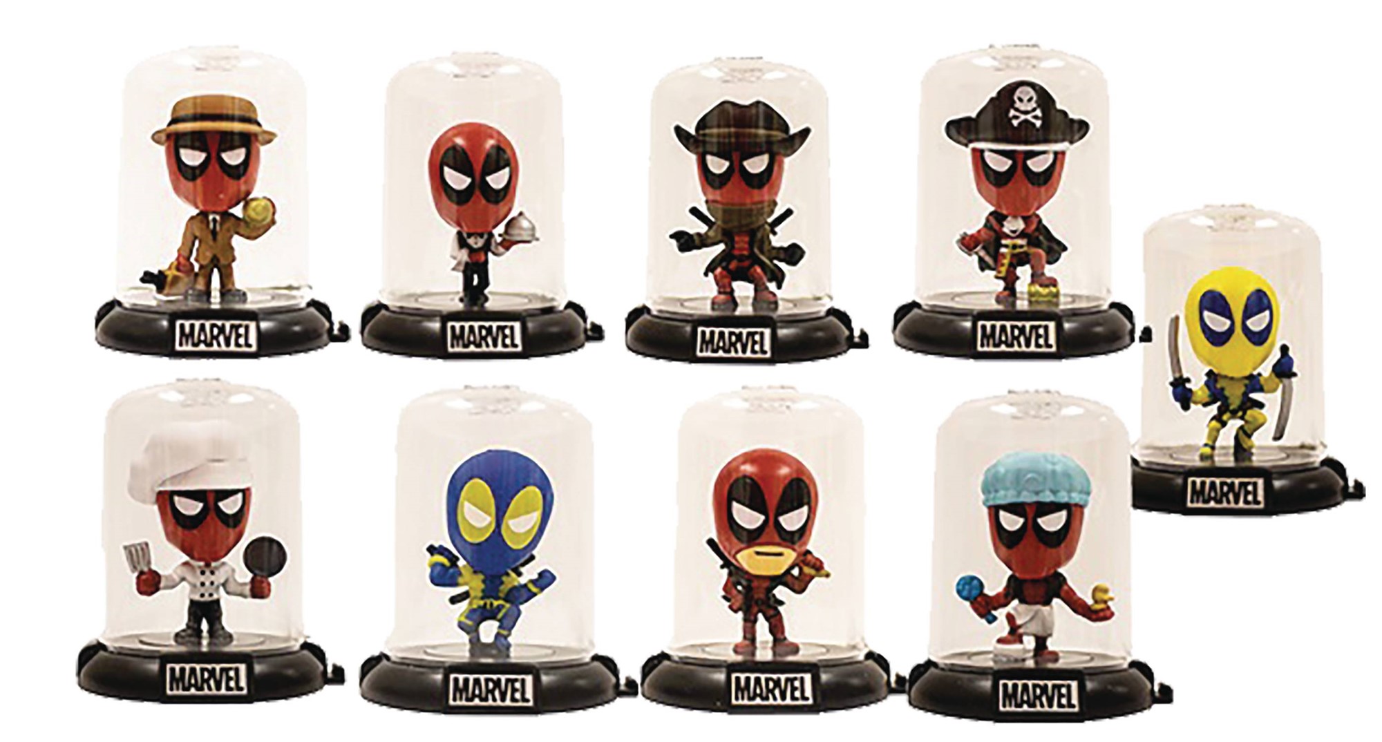 Marvel Domez Series 2 Deadpool Mystery Pack