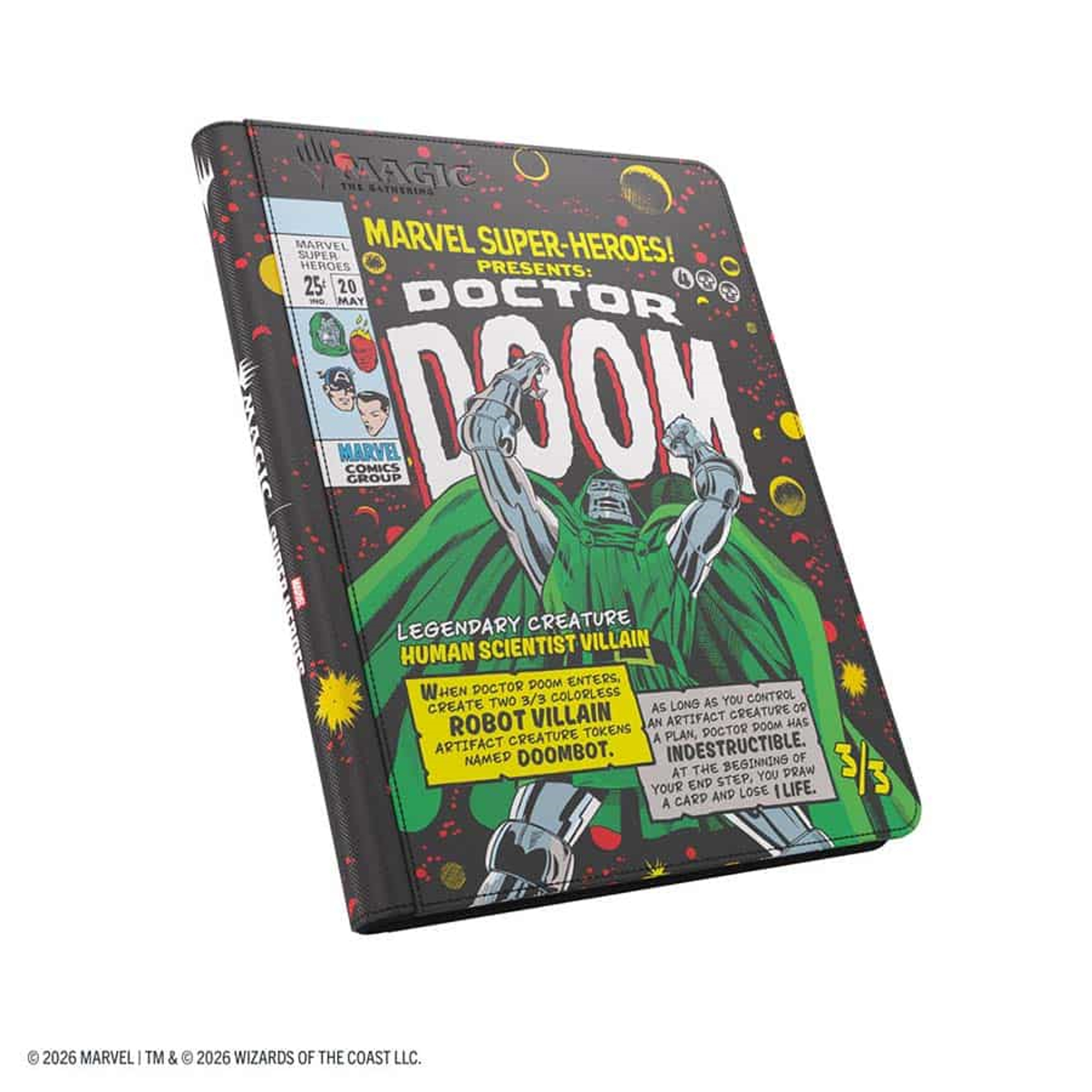 Doctor Doom 18-Pocket Zip-Up Album - Marvel Super Heroes - Atomic