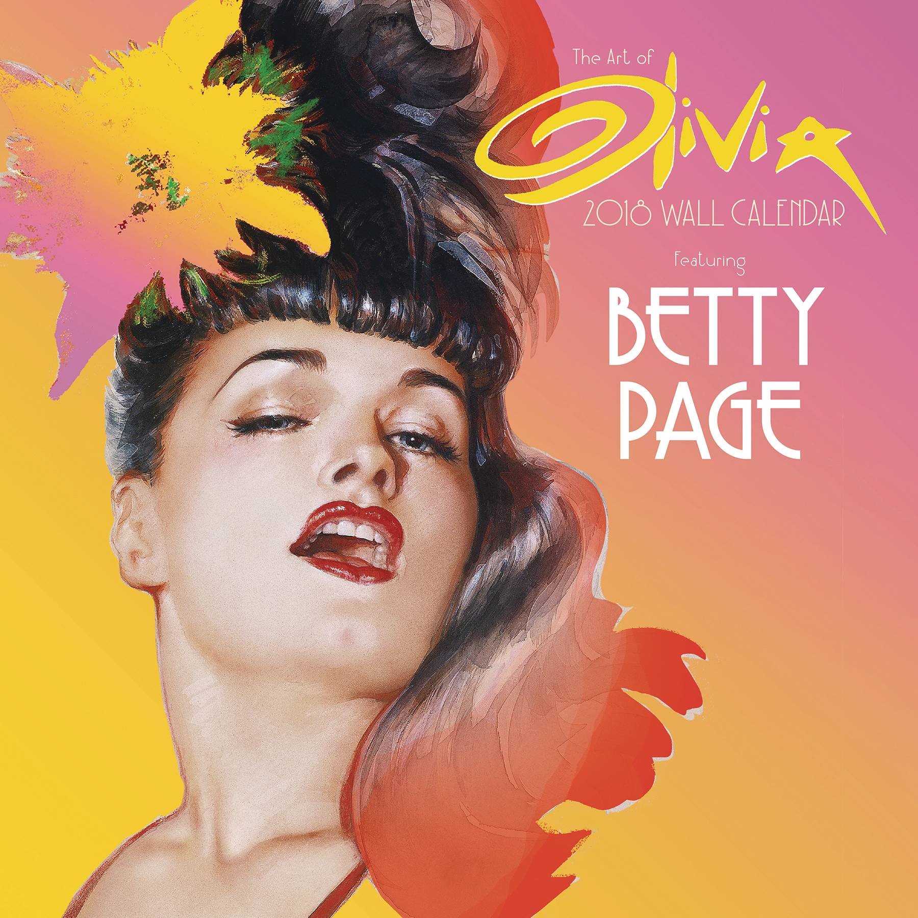 Art of Olivia 2019 Wall Calendar Atomic Empire