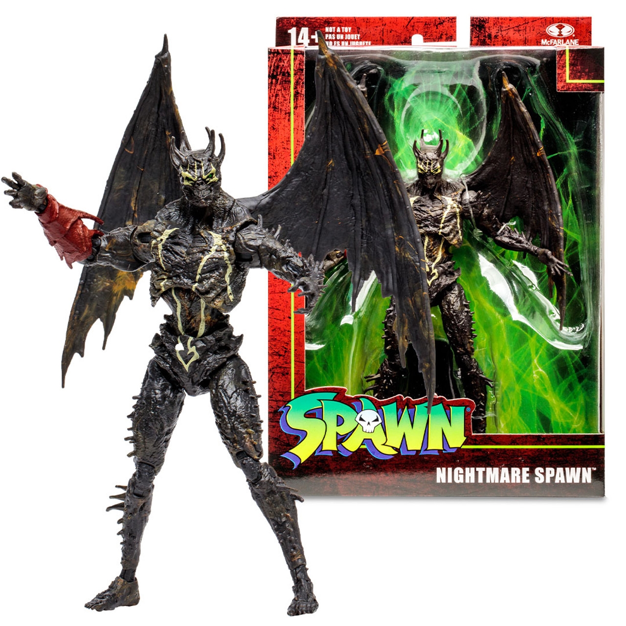 Spawn 7 Inch Scale Wave 4 Action Figure - Nightmare Spawn - Atomic