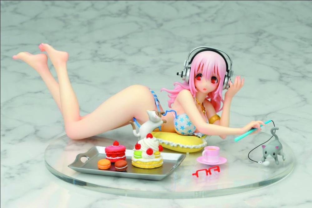 Super Sonico PVC Figure - Sweets & Bikini Version - Atomic Empire